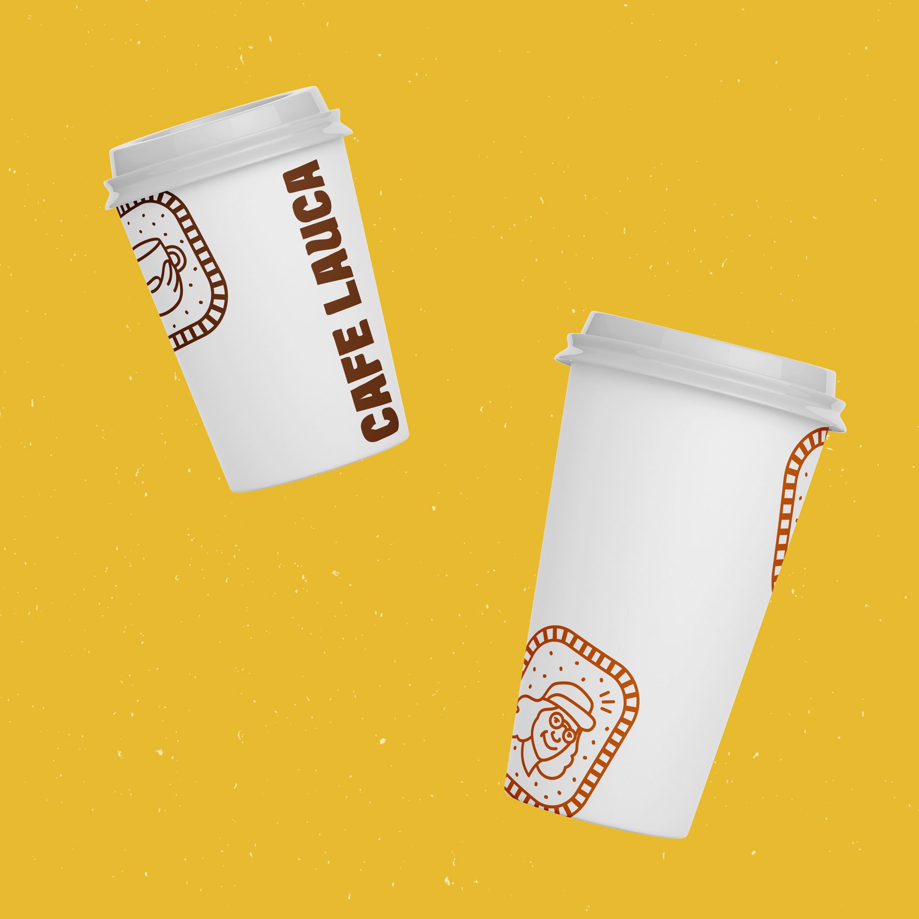 mockups-cafe-lauca-coffee-cups-medium et large Mockup coffee cups Cafe Lauca taille medium et large